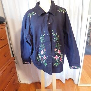 3x Black Jean Jacket Victor Costa Occasion